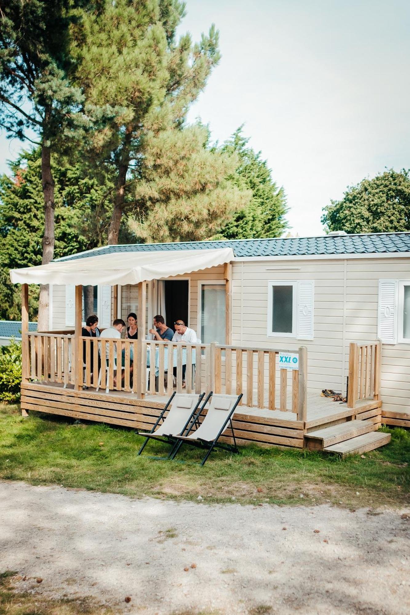 Mobil Home Xxl 4 Chambres - Medrose Camping Saint-Thomé Exteriér fotografie